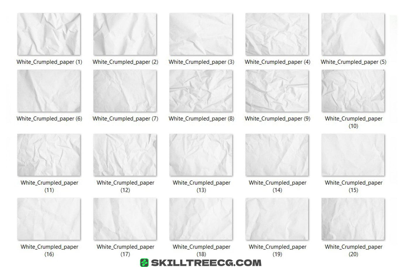 图片[2]-20 Crumpled Paper Texture（660976）-技能树